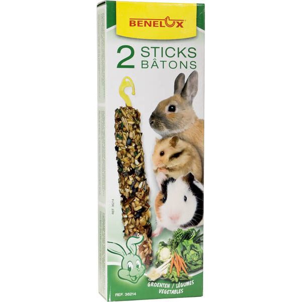 בנלוקס חטיף זרעים למכרסמים עם ירקות 2 מקלות בקופסא