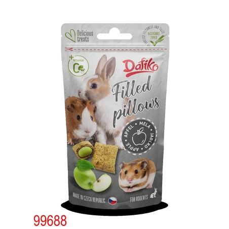 חטיף דפיקו מכרסמים מטבעות תפוח 25ג'