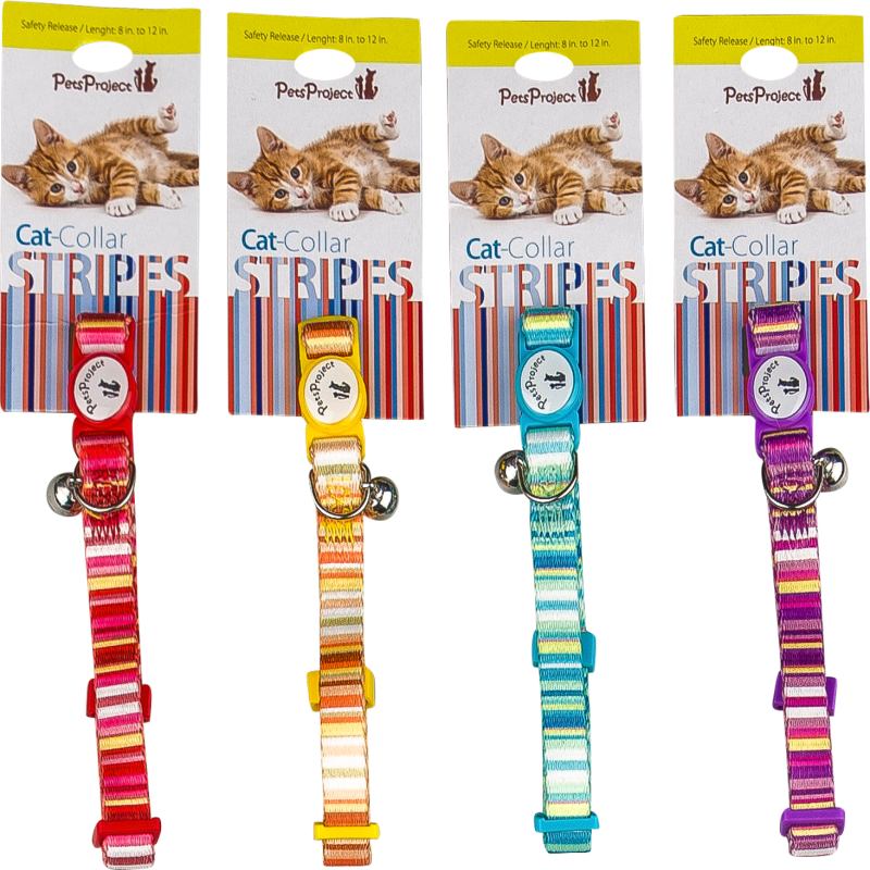 פלטה STRIPE קולר לחתול 1 יחידה