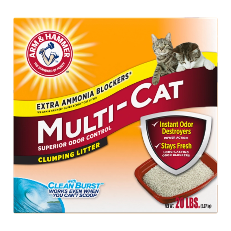 חול חתולים מתגבש מולטי קאט 9.07 ק"ג