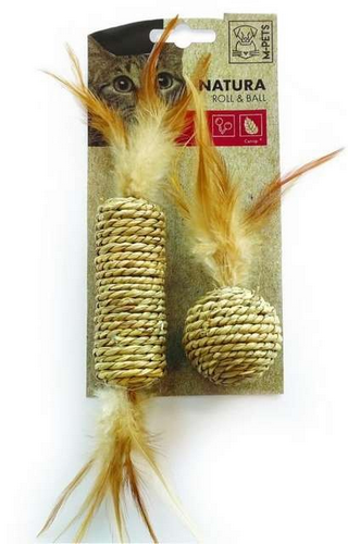 כדור רול נוצה לחתול